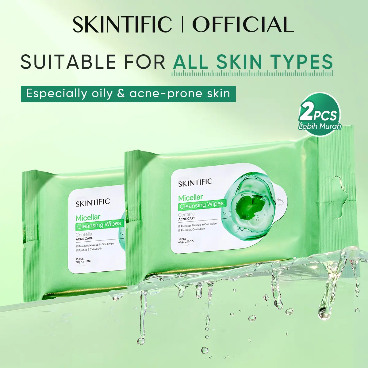 Acne Care Cleansing Wipes*2