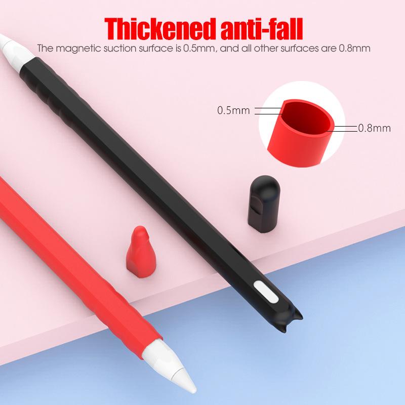 Product Introduction of Compatible for apple pencil case 2 gen non-slip case cover soft silicone Protective Case 23