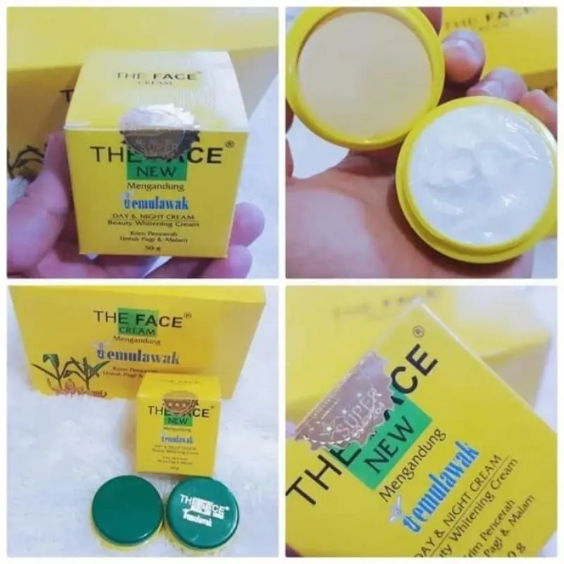TEMULAWAK THE FACE SUSUN AMAN BPOM Kulit sensitif Kulit Kering Pemutihan Semua Jenis Kulit Kontrol Minyak Memutihkan Wajah 0