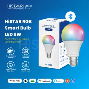 HiSTAR Lampu Pintar RGB+CCT 9W/12W - konektivitas bluetooth