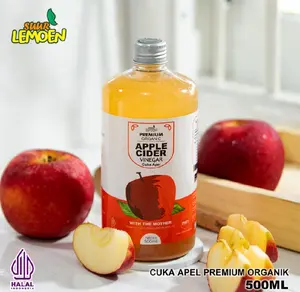 Suur Lemoen Cuka Apel Apple Cider Vinegar With The Mother 500 ml Premium