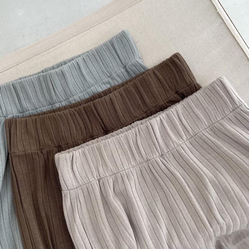 ZEE Knit Pants - Celana Knit Hornet - Cullote Pants Slit 6
