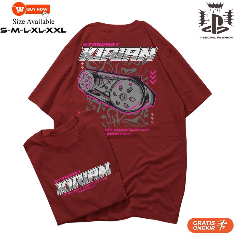Kaos Racing Standar Kirian Std Motor Matic Gank Modification Indonesia Baju Distro Tshirt Otomotif 5