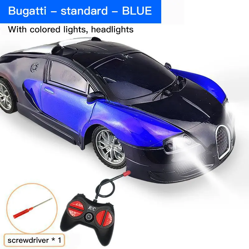 Electric remote control sports car toy for high-speed drift racing car model,1:22 High simulation toy Bugatti Veyron car model collection and display,Fall-resistant and crash-resistant,Racing toy gifts for kids Baterai Anak Mainan Mobil Balap Hadiah 8