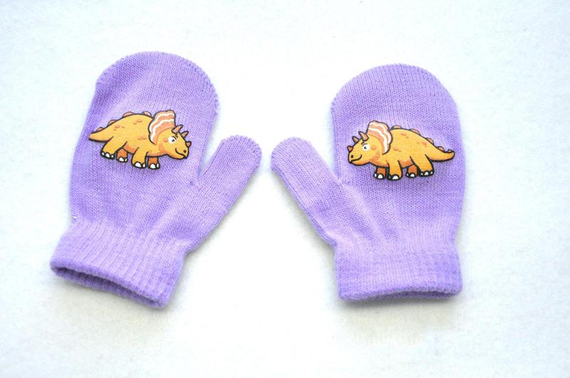 Product Introduction of New Winter Outdoor Knitted Baby Gloves For 1-3Y Children Pupil Student Cute Dinosaur Full Finger Mittens Autumn Warmer Hand 13