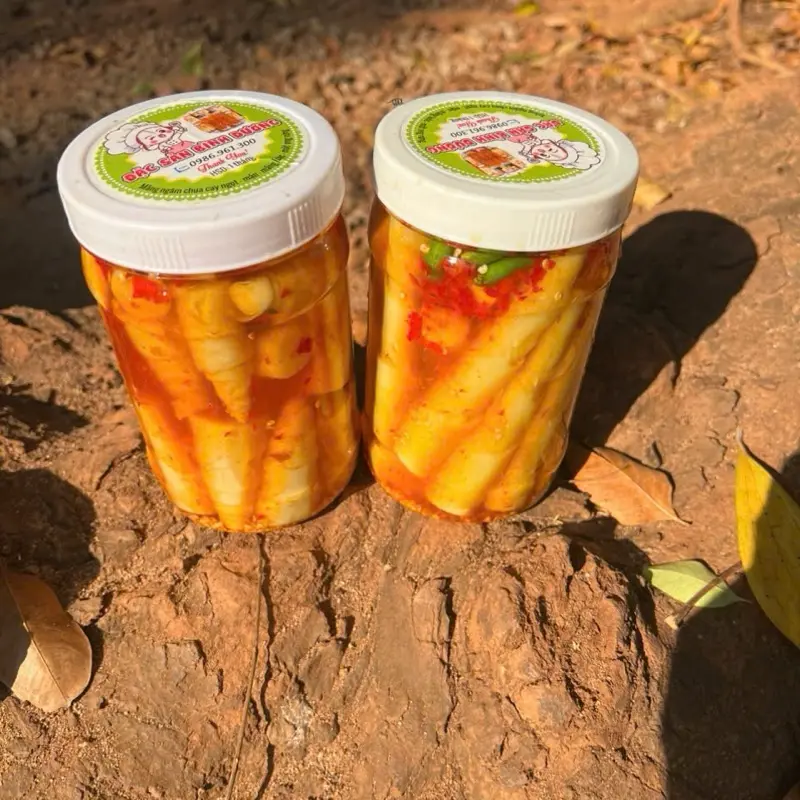 combo 2 hủ măng trúc chua cay ngọt Food