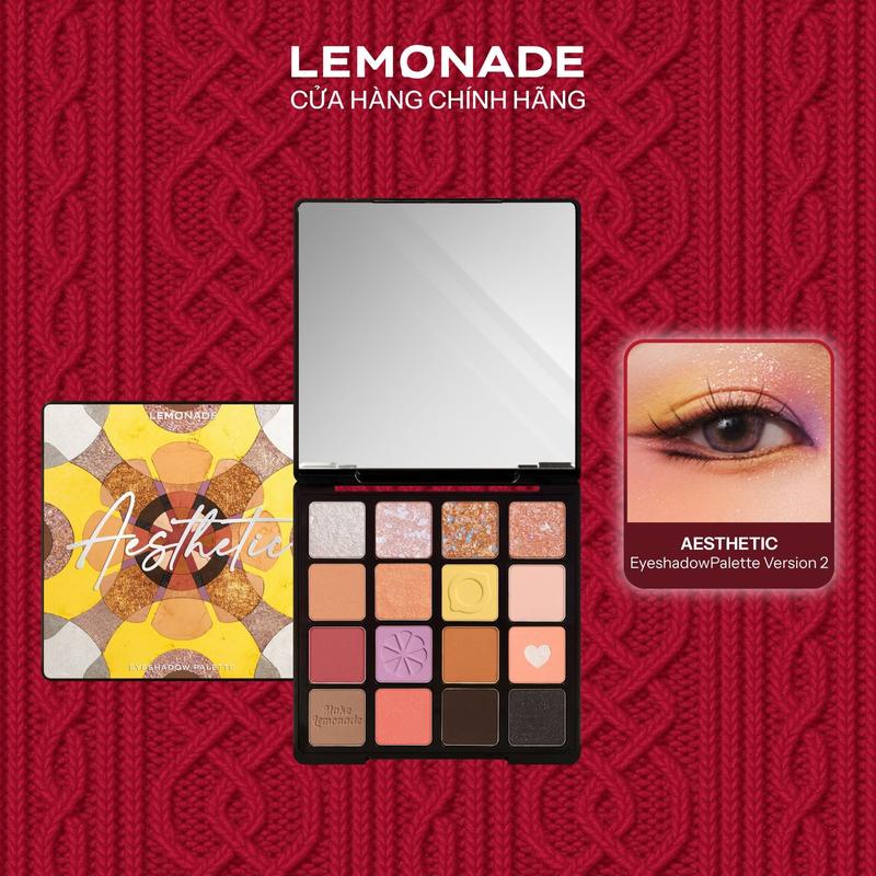  Bảng phấn mắt Lemonade Aesthetic Eyeshadow Palette Version 2 20.8gram 
