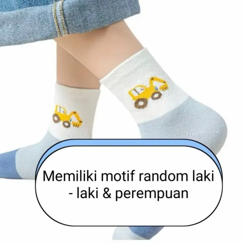 Kaos kaki anak TK-SD Motif karakter lucu random motif dan warna 4