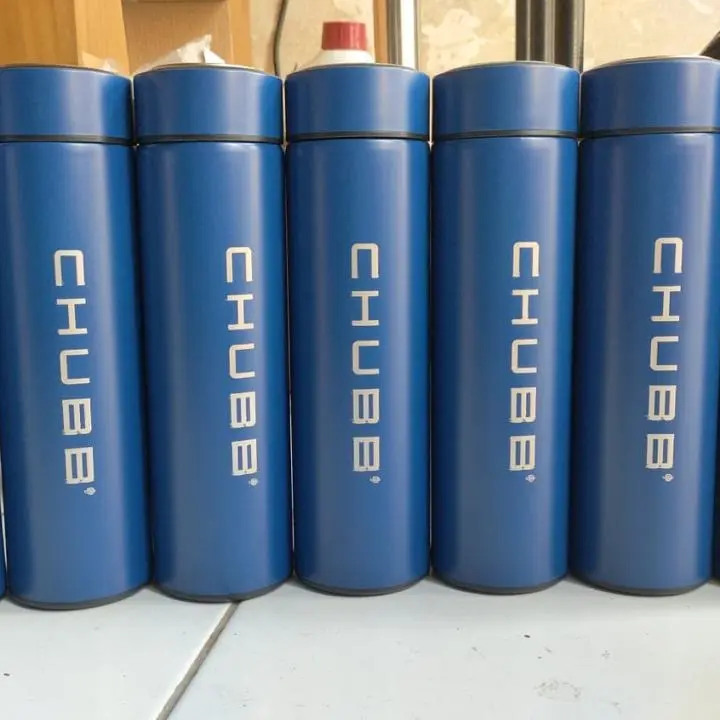 Tumbler Sakura BT-26 LED Stainless Steel 500ml Custom Nama/Logo Printing UV berwarna dan Gravir Laser 5