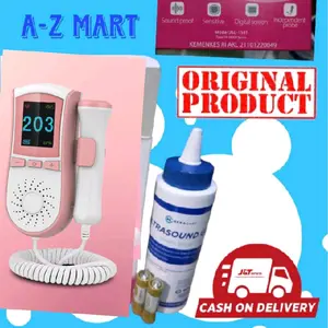 Paket Doppler Monitor Pendetaksi DJJ Plus gel ultra sound free baterai bergaransi TaffOmicron digital