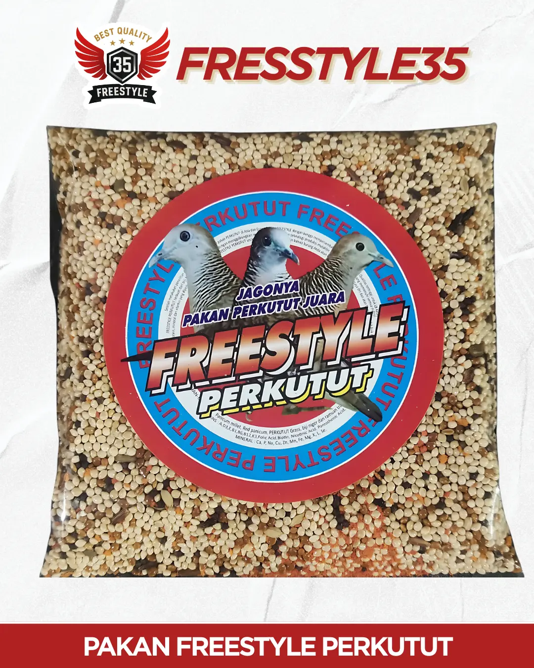 Pakan Freestyle Perkutut - Jagonya Perkutut Juara dari Freestyle untuk Burung Anda