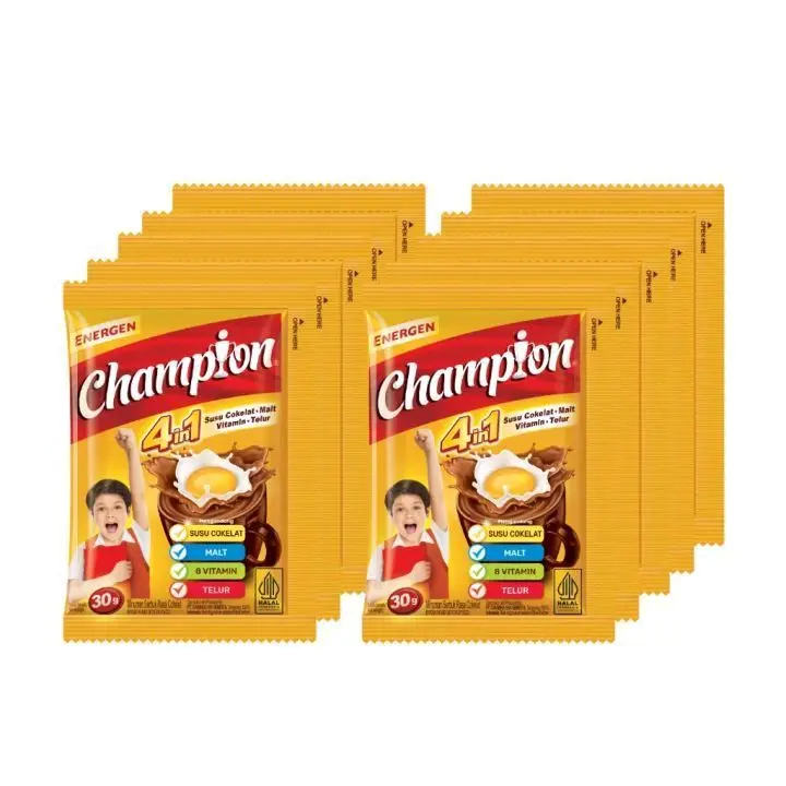 Champion Susu Cokelat Mayora | 1 Renceng 10 pcs