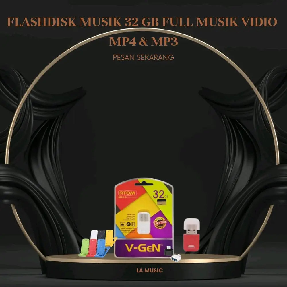 FLASHDISK 32 GB FULL MUSIK MP3 & MP4