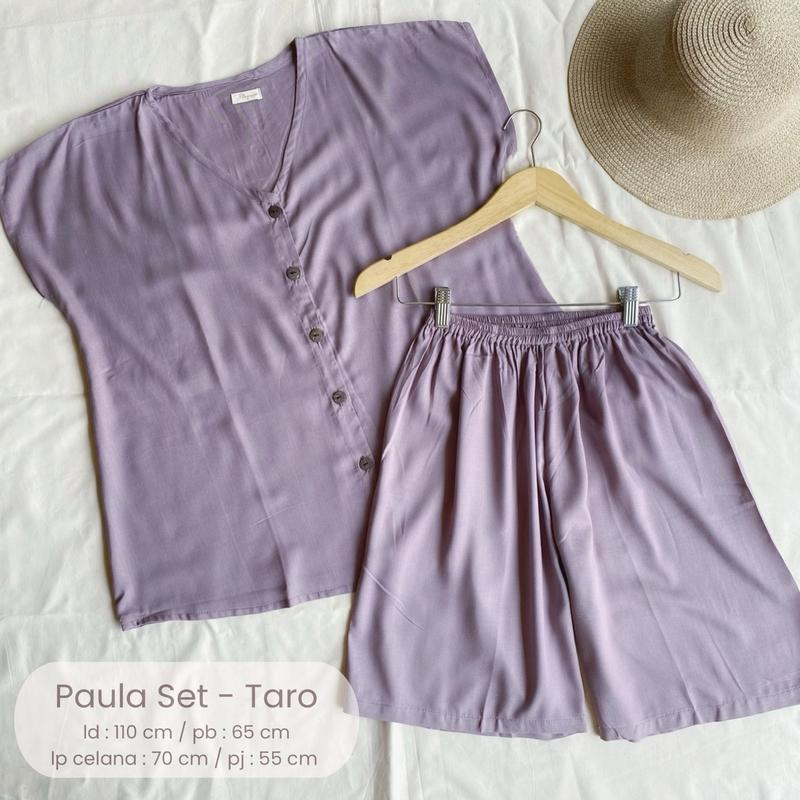 Paula Set Setelan Rayon Polos Busui Adem regular xl 4