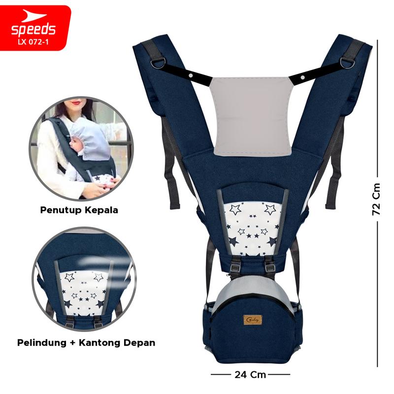 SPEEDS Gendongan Bayi Hipseat Gedongan Bayi 3in1 Perlengkapa