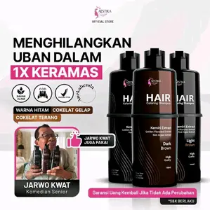 [READY] AESTIKA HAIR COLORING SHAMPOO PENGHITAM RAMBUT ANTI UBAN MENYUBURKAN RAMBUT Extract Dye