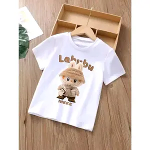 Fashion Anak. Kaos Oblong Anak Unisex Ideal Usia 2-12 Tahun Unisex Cewek Cowok Bisa Pakaian Lengan Pendek.