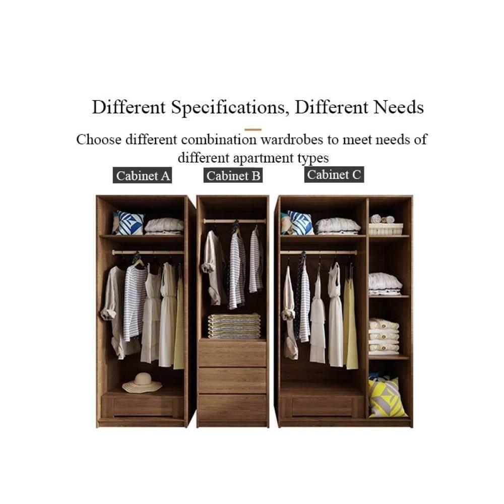 [Local Stock] Simple Household Bedroom Combination Wardrobe-Smart-Living