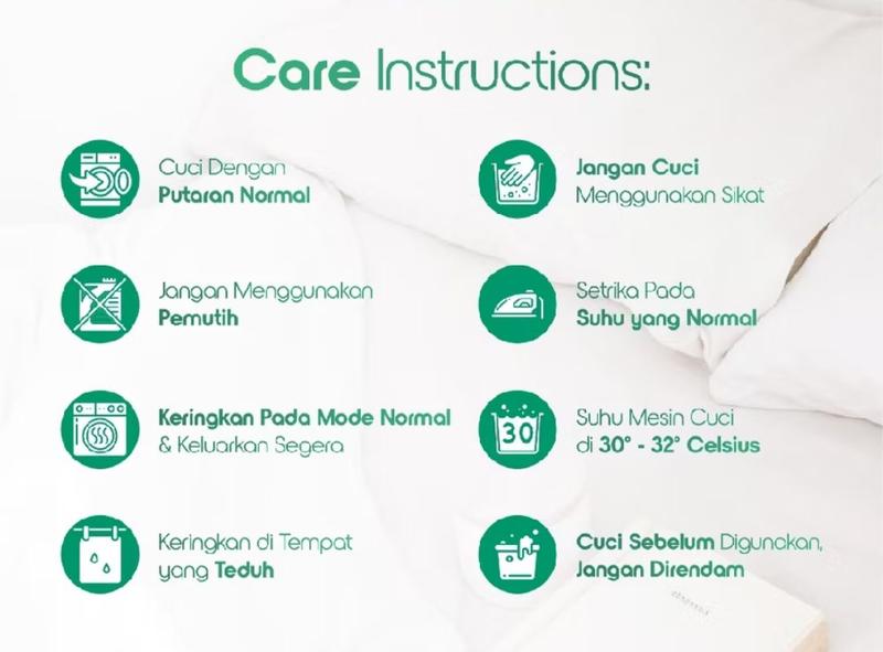 Product Introduction of Sarung Kasur Busa Resleting Polyester Non Bantal & Guling - Bunga Kain 70-200 Non Bedcover sprei tinggi 32