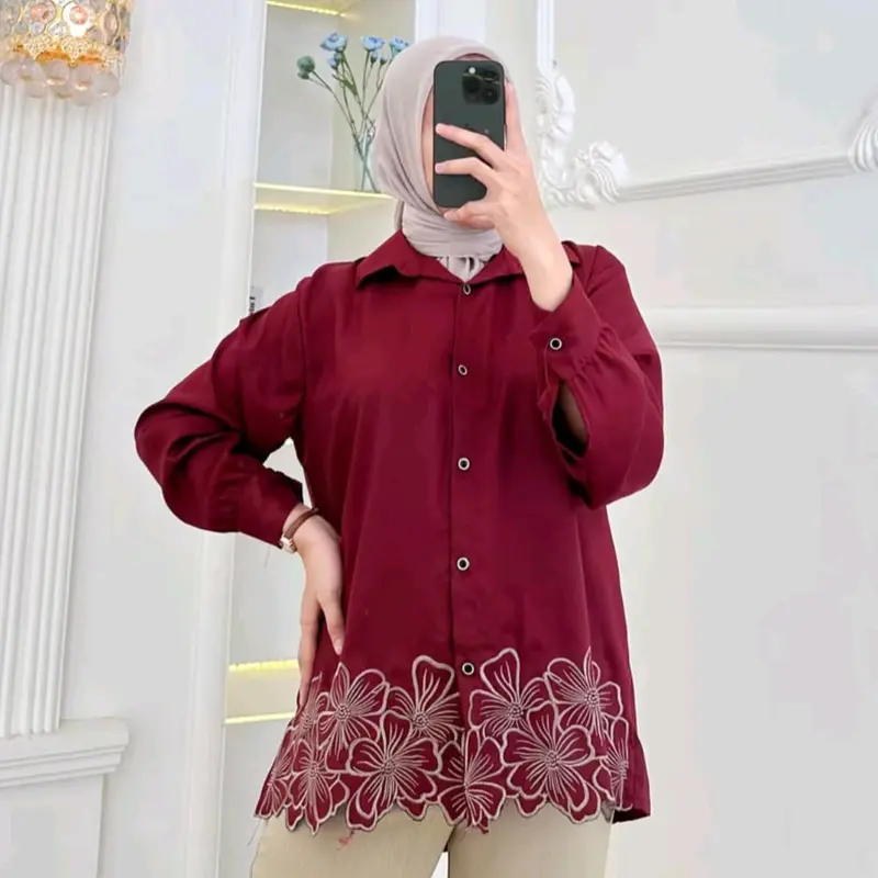 DINDA BLOUSE SHAKILA BORDIR 0