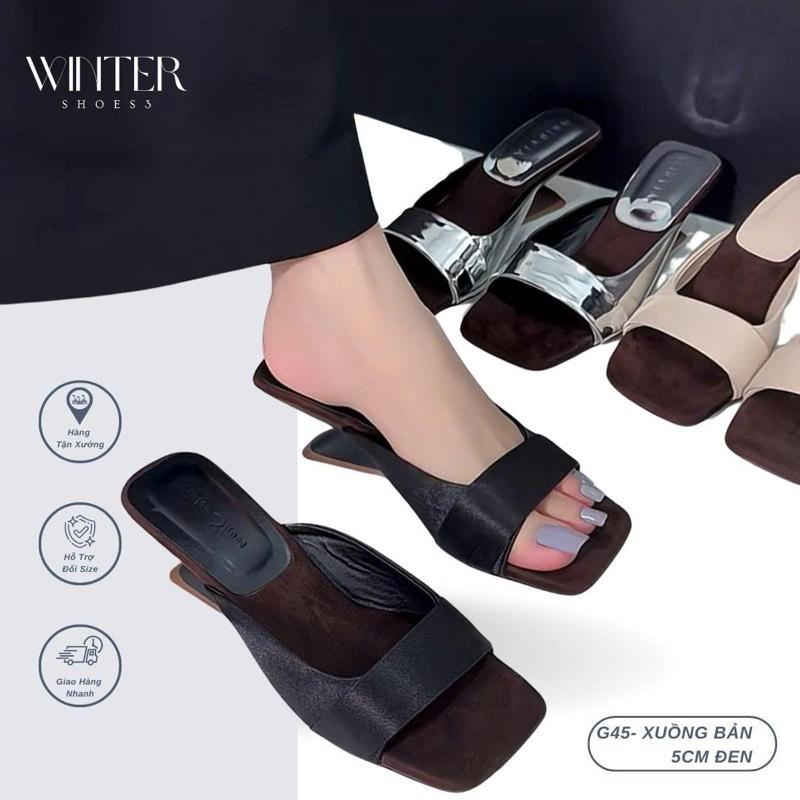  WINTER SHOES Giày cao gót đế xuồng G45 cao 6cm xinh xắn thời trang 