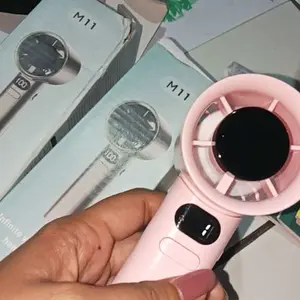 Sonix SF01 Mini Fan Portable Semi-Conductor Cooling Tech 2-in-1 Turbo Kipas Angin Genggam Phone Holder