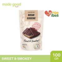 Gambar VEGE VIBES - BUKAN DENDENG Plant Based Jerky Dendeng Vegan 100gr Organik Rendah gula Rendah lemak Alami - Bukan Abon dari Madegood Market Kota Administrasi Jakarta Barat 3 Tokopedia