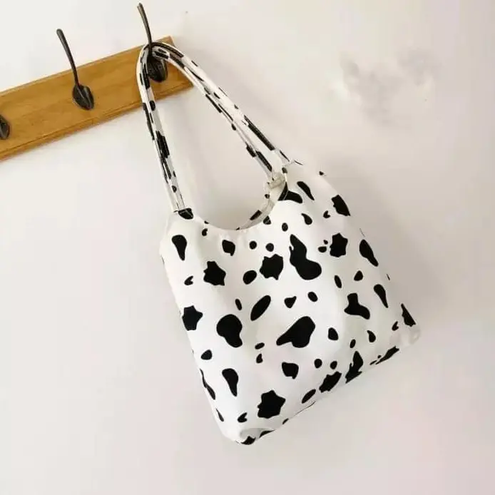 Tas korea totebag motif cows 1