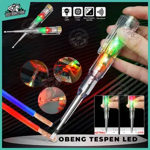 Tespen Dual Led Obeng Tester LIstrik With Indicator Tes pen Pengecekan Kabel Listrik – DISTRIBUTHOR