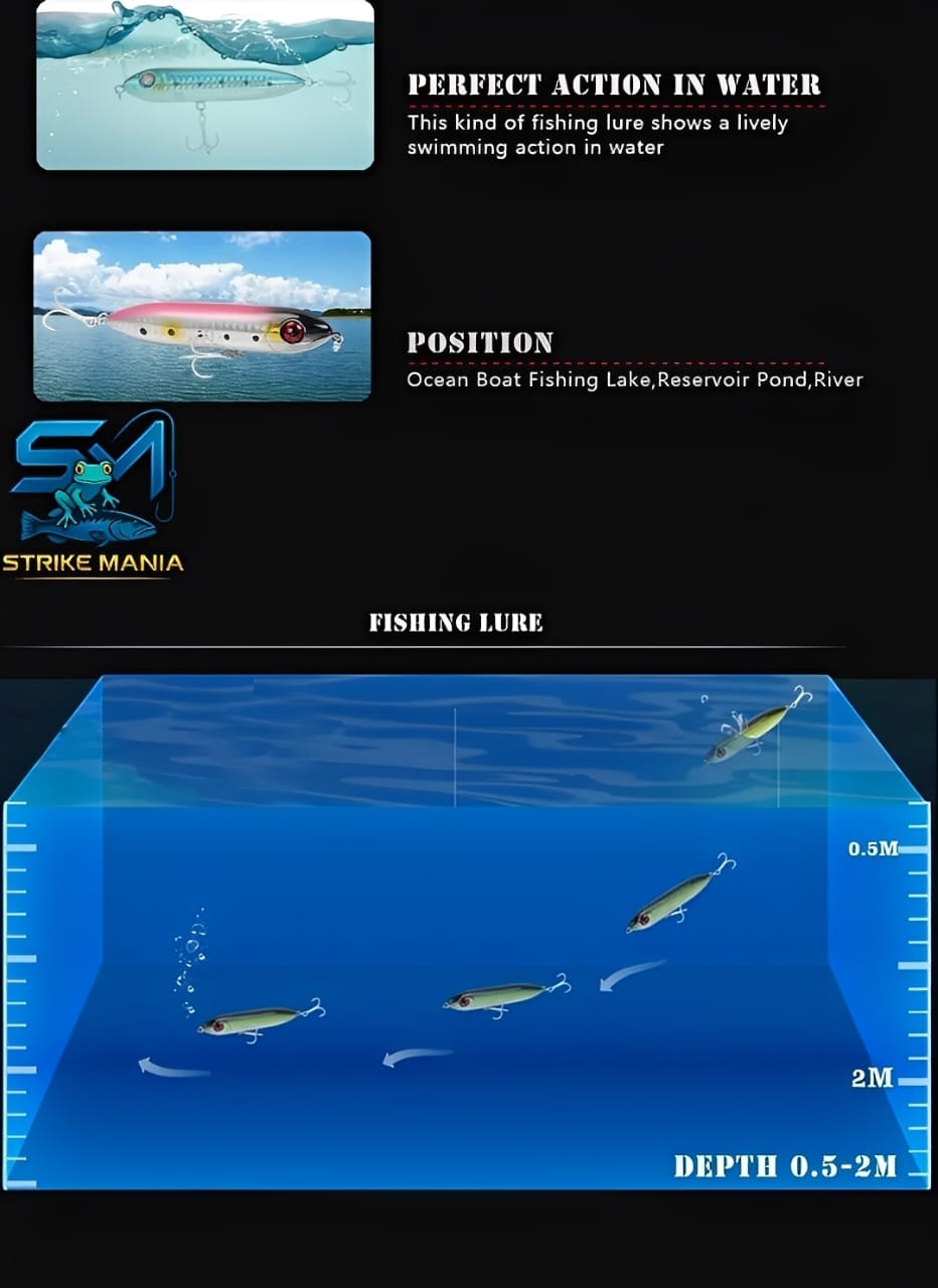 UMPAN CASTING MINNOW PENCIL UKURAN 10CM