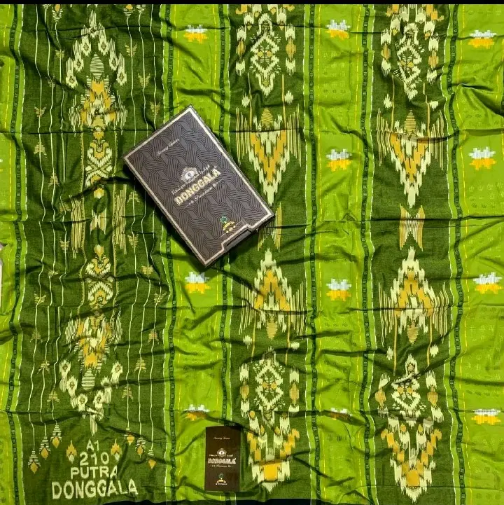 SARUNG SONGKET DONGGALA ASLI JAGUARD PREMIUM TIMBUL BAHAN RAYON SUPER A1 210 MOTIF SKT, SGE, EXELENT DEWASA AA 2