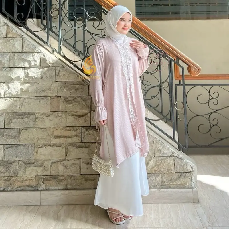 Kaluna Tunik Kebaya - Tunik Kutubaru Jaguard Viscose - Atasan Kebaya 2
