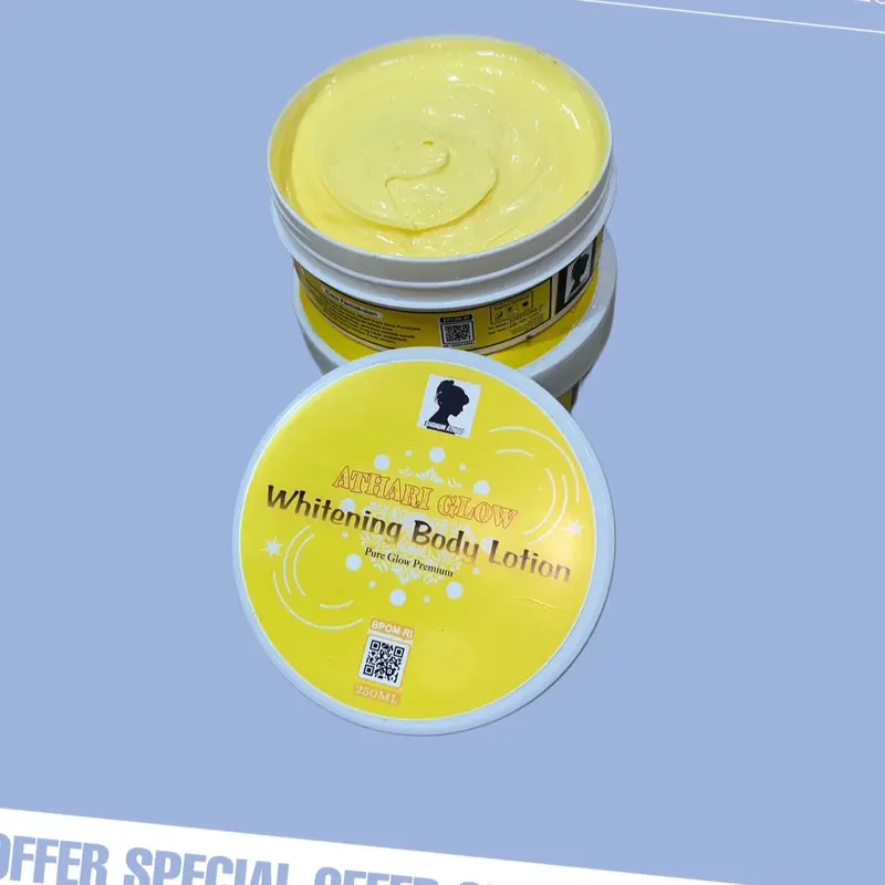 (10 POT) PAKET RESELLER ATHARI WHITENING BODY LOTION 250ML Pencerah Hand & Body 2