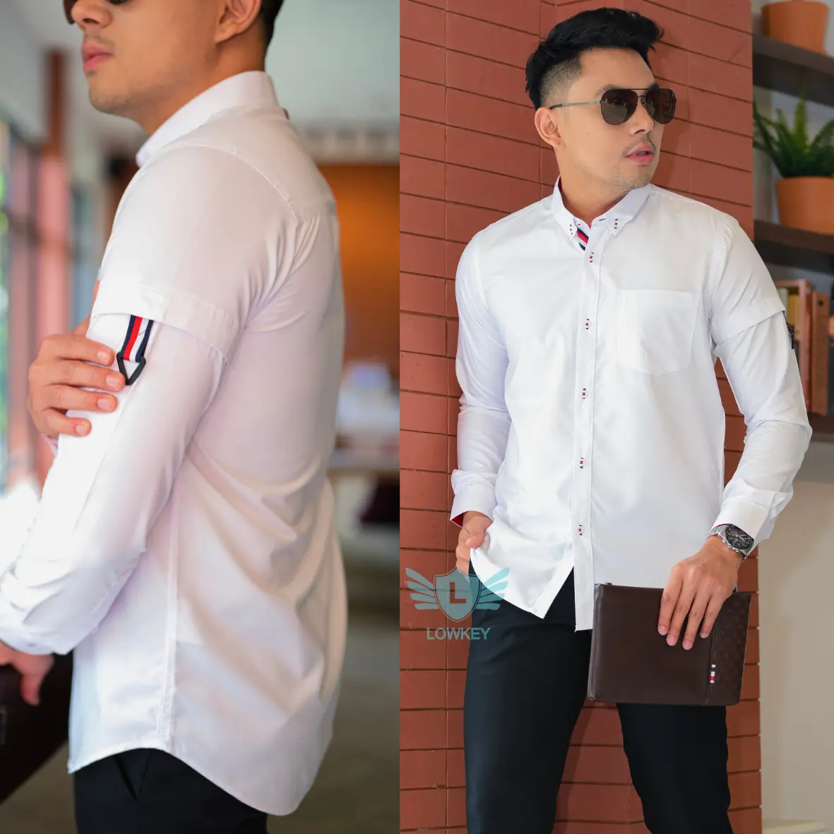 Lowkey Kemeja Pria Dewasa PJ 43 Putih | Kemeja Pria Panjang Kemeja Cowok Dewasa Kemeja Cowok Premium Kemeja Pria Slimfit Kemeja Pria Branded Kemeja Casual Cowok Kemeja Putih Panjang Cowok