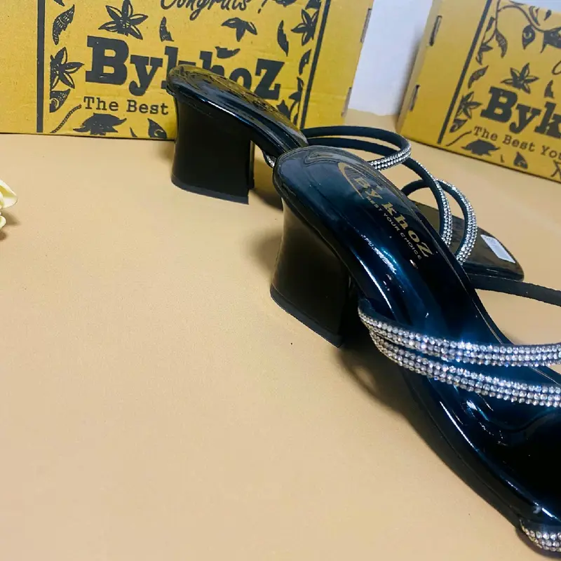 BykhoZ-sandal hells wanita 5 cm MOLLA/sandal lebaran/sandal kondangan/hells wanita 2