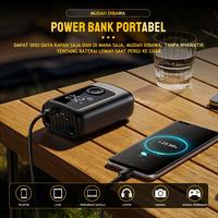 Gambar 【Produk Baru】Pompa Ban Motor Pompa Ban Elektrik 4000mAh 150PSI Pompa Ban Mobil Pompa Ban Sepeda Dengan Power Bank Dan Lampu Penerangan - Black dari KMILES Kota Administrasi Jakarta Pusat 1 Tokopedia