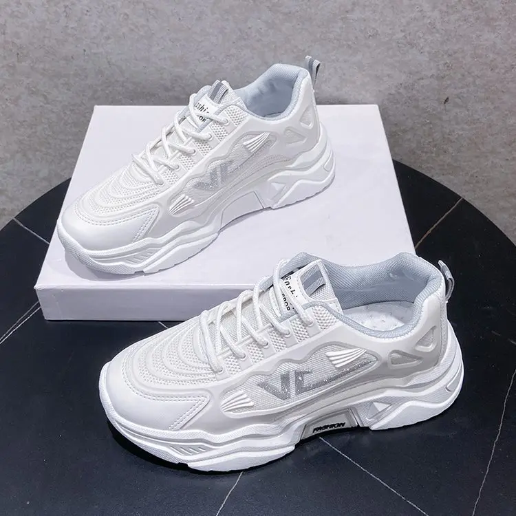 Cani "Free Box" (Size 37 - 42) Jiwoo Sepatu Wanita Sneakers Bertali Kasual Fashion Sport Anti Slip 9003 7