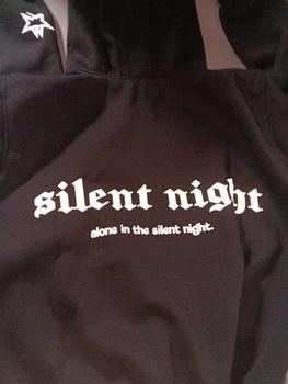 Product Review of Hoodie boxy fit reflektif Silent Nigh Unisex  Fleece tebal 280 gsm | Sablon Reflektif Silver Free Stiker from a**2 0