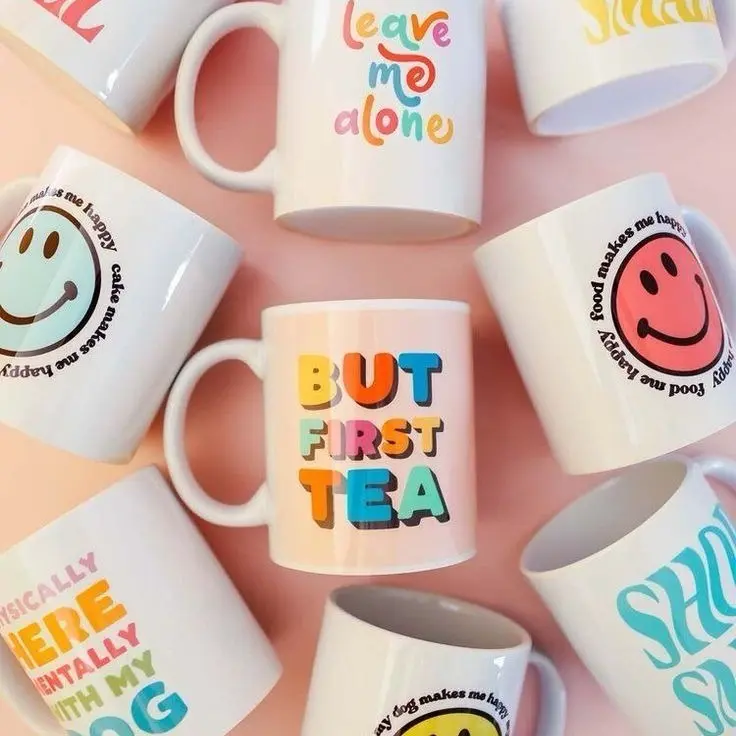 CETAK MUG CUSTOM TANPA MINIMAL ORDER LANGSUNG JADI / FOTO / TULISAN / NAMA DESAIN SUKA SUKA 2