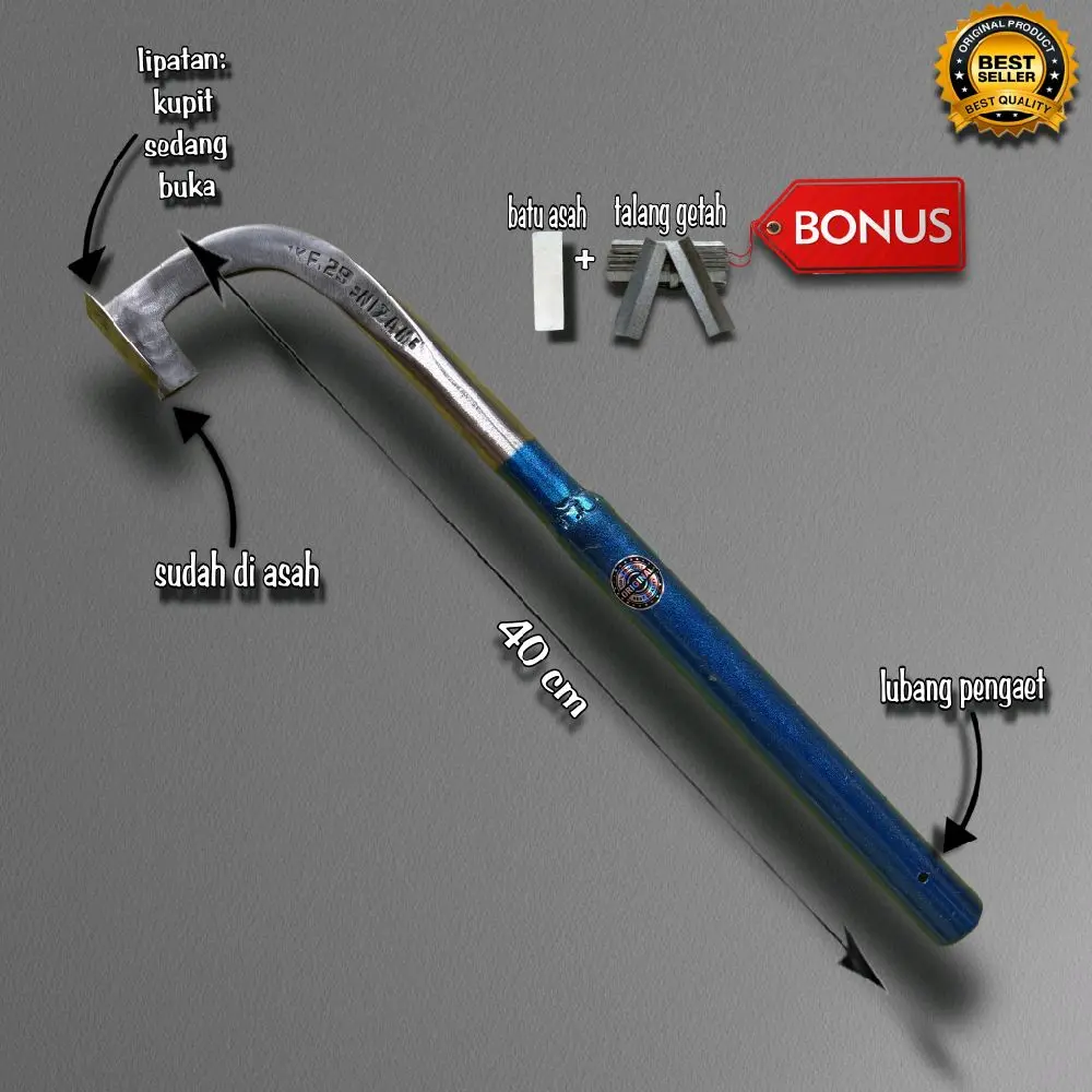 PISAU SADAP KARET MODEL THAILAND BAHAN BAJA ASLI BULAT / PISAU DERES KARET KUALITAS TERBAIK TOP A1