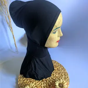 Ciput Ninja Cepol Resleting//CEMOL ANTEM TERMURAH BISA COD Spandek Premium Jilbab Kerudung Turki Instan Hitam