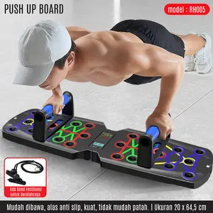 BGsport Push UP Board Alat Fitness Latihan Otot Dada Training Gym Outdoor Excercise Alat Push Up