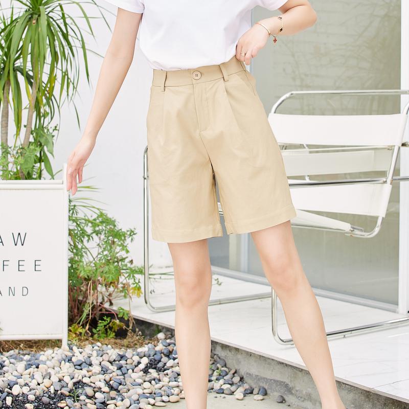 Product Introduction of Eyouth 20150 Women shorts high waist casual knee length ladies short pants 24
