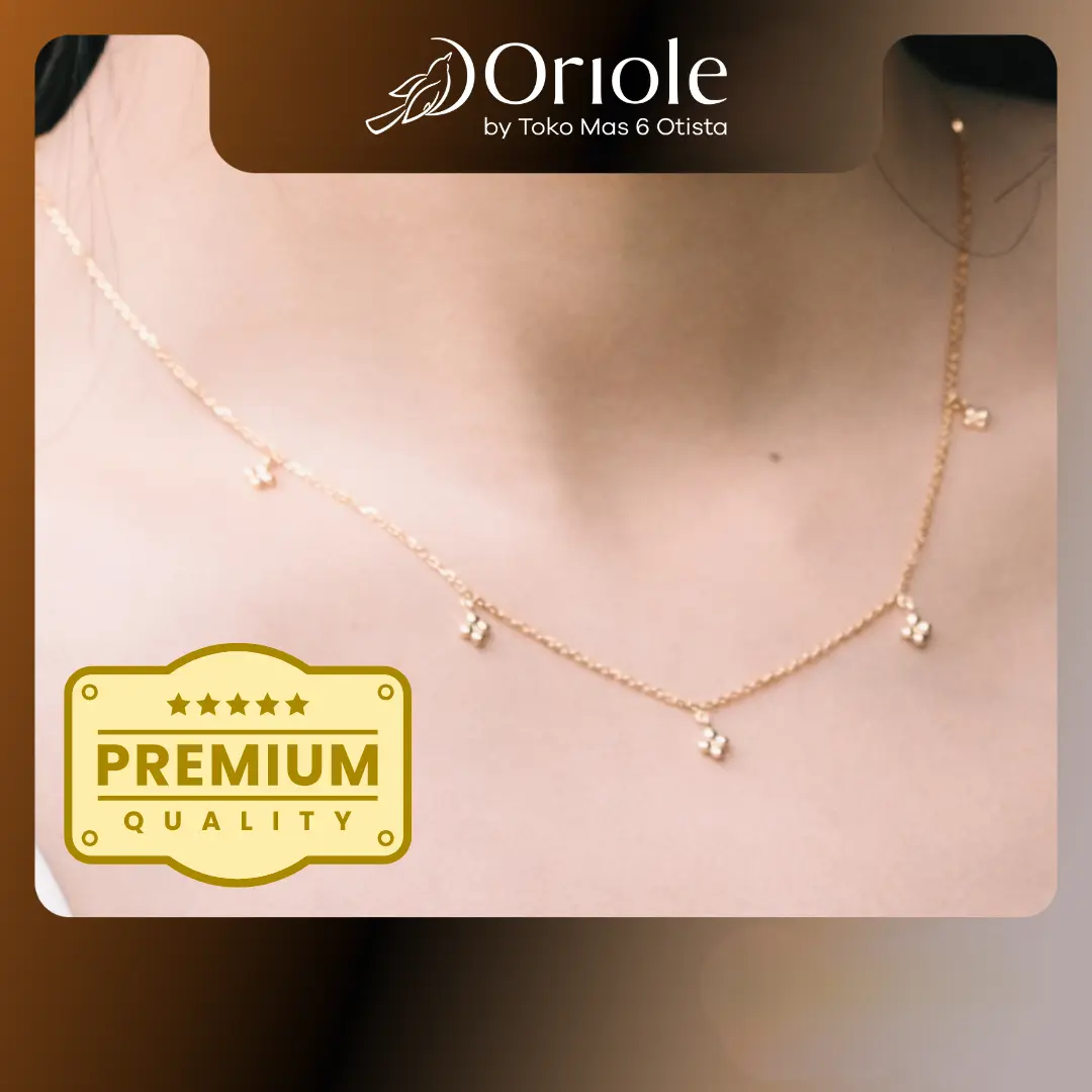 Kalung Emas 38 - 40cm / 40 - 42cm Oriole Mynt Vol 2 - Rosegold 17k / Yellowgold 16k