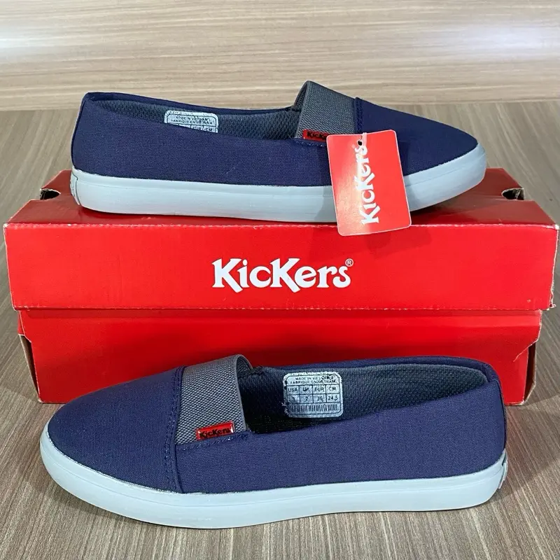 (New) sepatu kickers wanita casual simpel kombinasi  warna shoes Sneakers 2