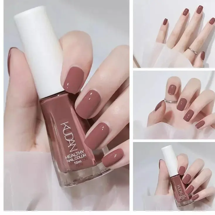 KUDAN Kutek Halal Bisa Untuk Sholat Peel Off  Cat Kuku Halal Muslimah Bisa di Kupas 10ml SERI N KUTEK TREND 4