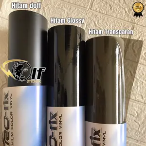 Skotlet Hitam transparan Hitam doff Hitam glossy scotlet hitam profix premium color vinyl (P 50cm x L 45cm )