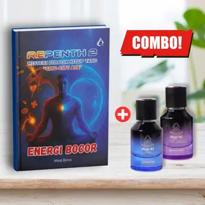 Buku Repenth 2 + Parfum HapKi Hi Vibes. Paket Bundling Buku + Parfum Repenth