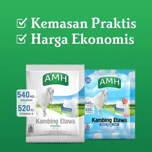 Susu Kambing Etawa AMH 1 Box isi 10 Sachet 250gr Original Vanila & Jahe Merah