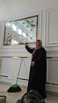 Product Review of CERMIN BEVEL Ukuran set 100 x 150 CM,ASLI CERMIN TEBAL CERMIN 5MM,  DEKORASI Kaca Thickened from N**a 1